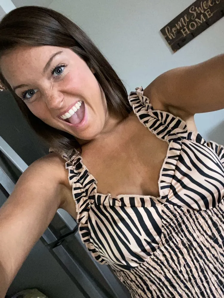 Zebra Print Dress - Image 4