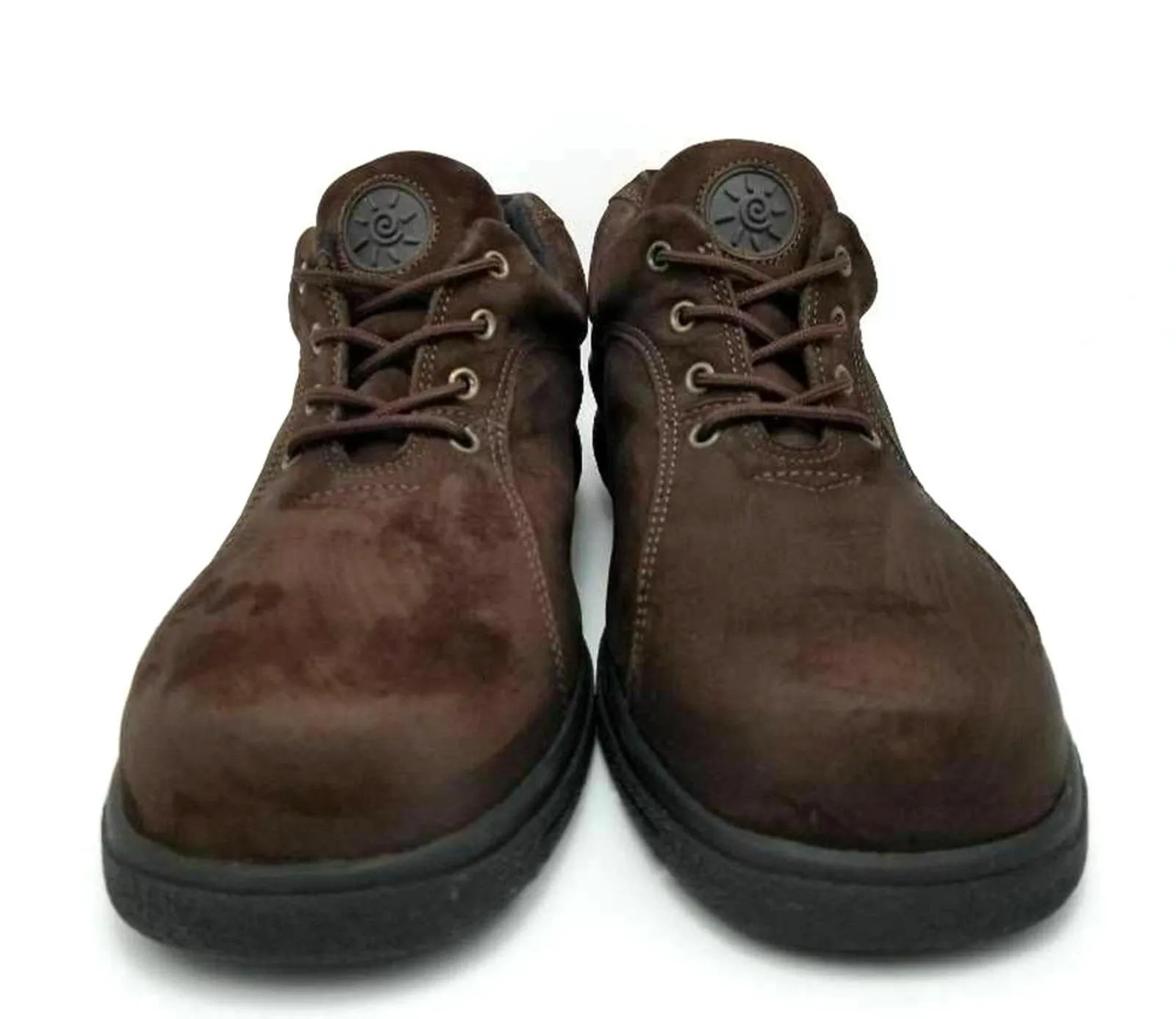 Clarks Springers Oxford Suede Leather Lace Up Shoes Brown Round Toe Size 8 - Image 10