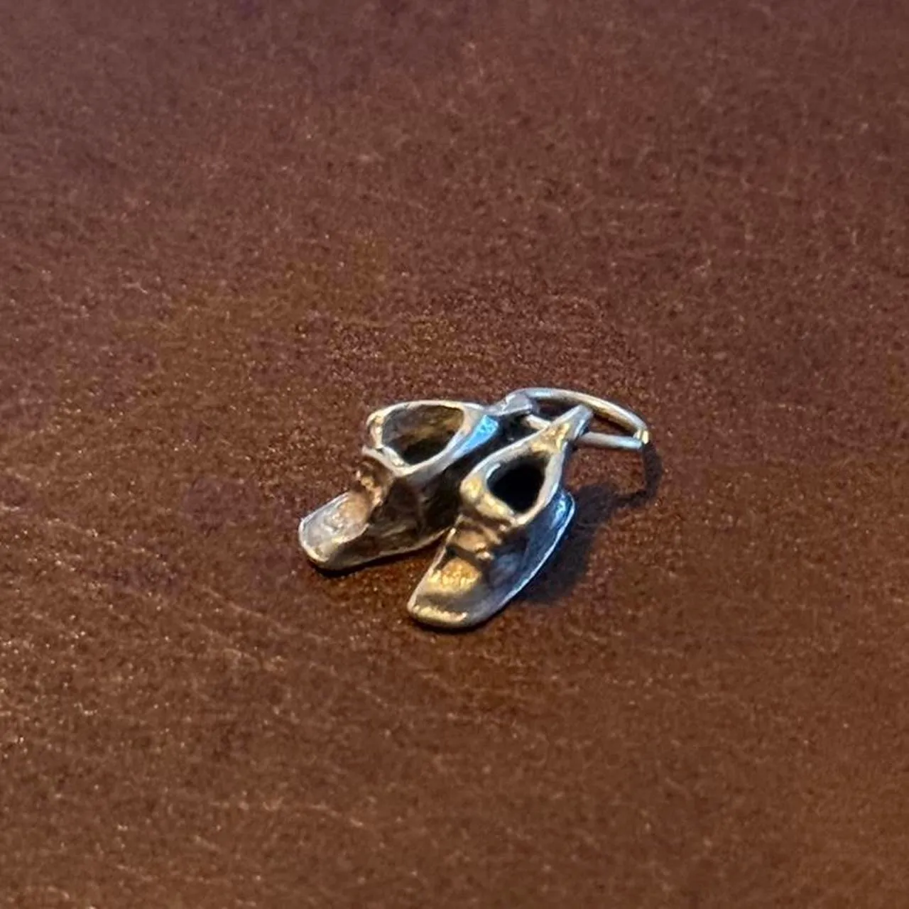 Vintage Sterling Silver Baby Booties Pendant/Charm - Image 4