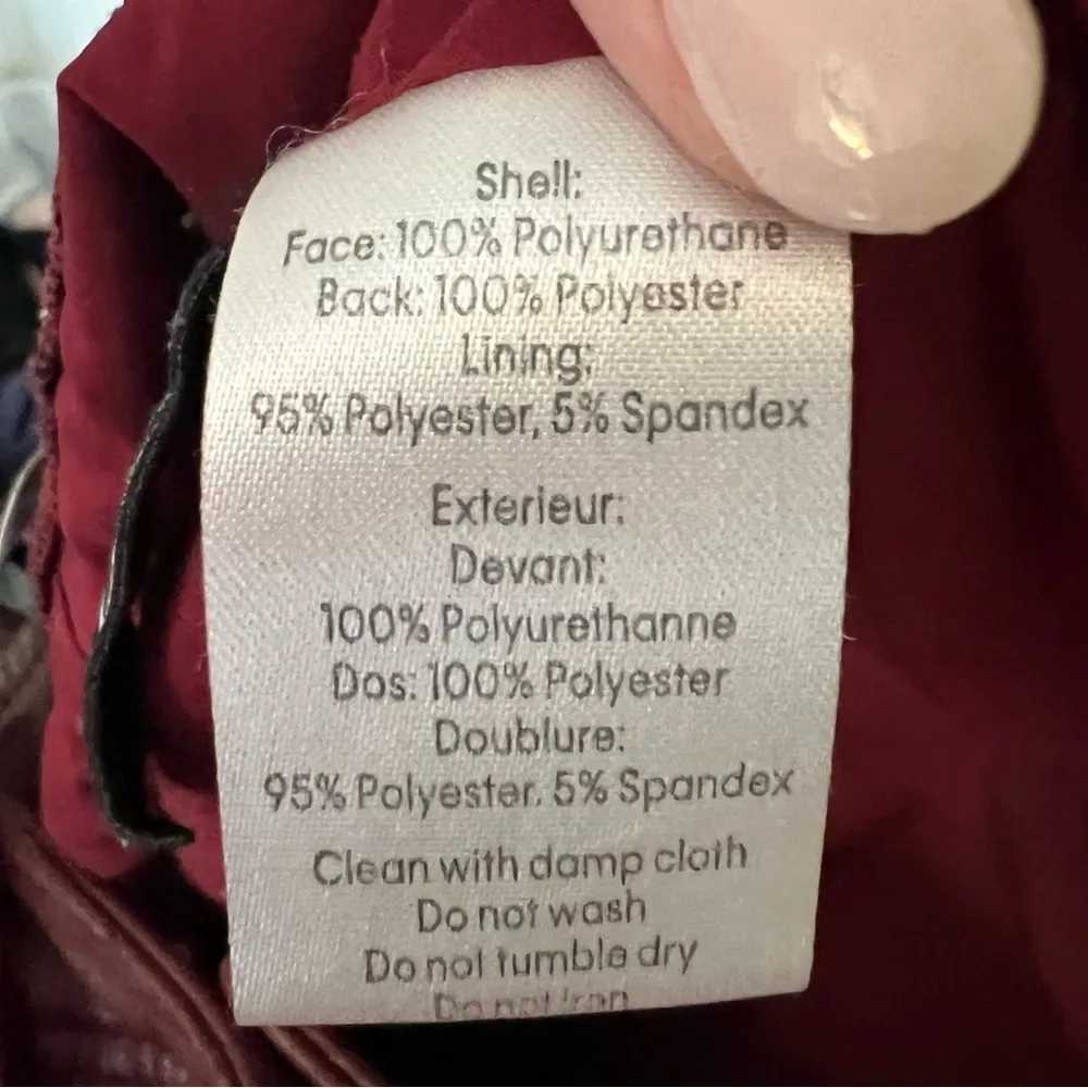 Milly Rue Faux Leather Pants - Image 9