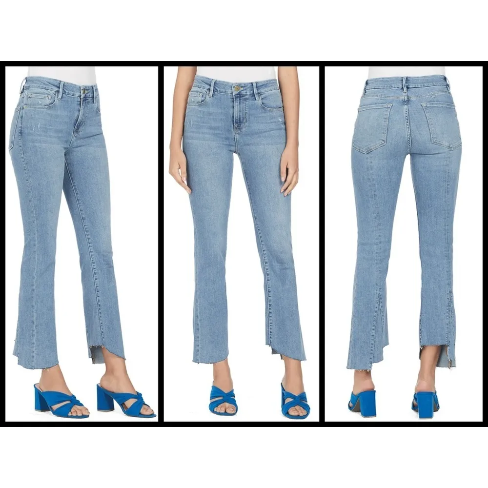 💕FRAME DENIM💕 Le Crop Mini Boot Back Triangle Gusset Jeans Fox 32 NWT - Image 6