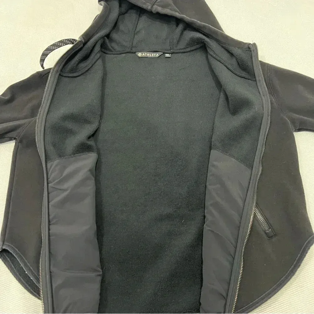 Athleta Cozy Karma Jacket Zip Up Hoodie Sweatshirt Women XS - Image 9