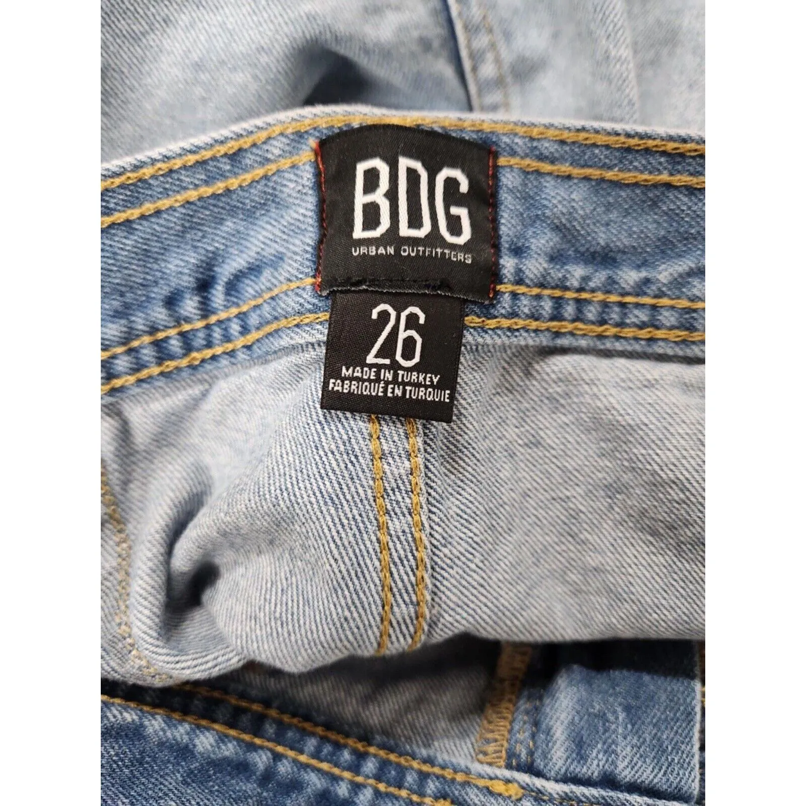 BDG Urban Outfitters Jeans Womens Wide Leg High Rise Distressed Denim Size 26 - Image 4