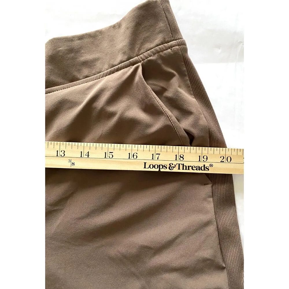 Athleta Brooklyn Ankle Pants Mineral Brown Semi-Fitted Lightweight Slim Fit 14 - Image 6
