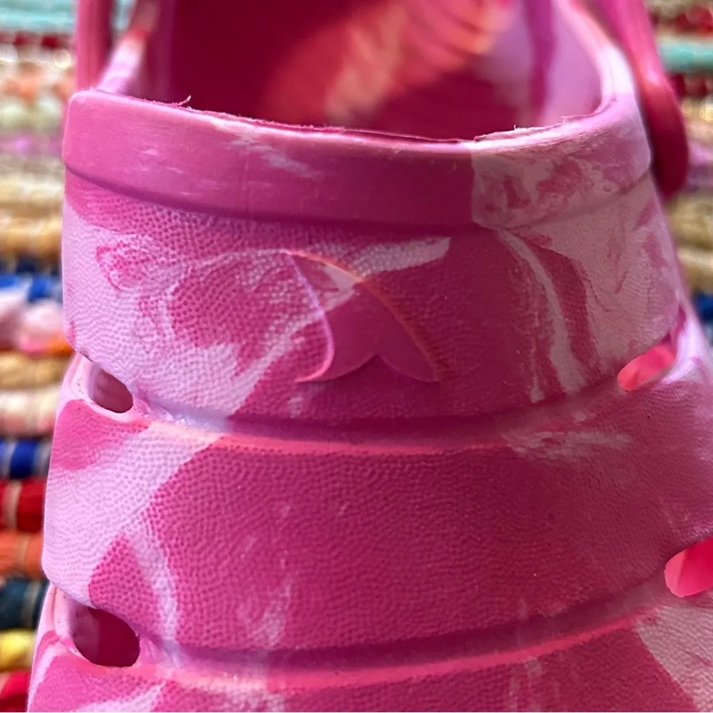 RUGGED SHARK Clog Shoe Sneaker Pink Crocs Style Women's Girl's Size 6 - Image 5