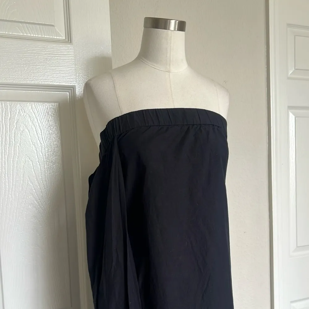 Rag & Bone Kacy Off Shoulder Dress in Black - Image 7