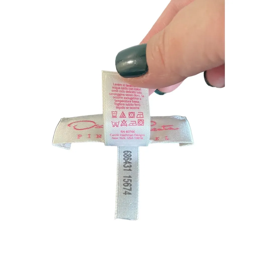 Oscar De La Renta Pink Label Velvet Robe Black Size L - Image 5