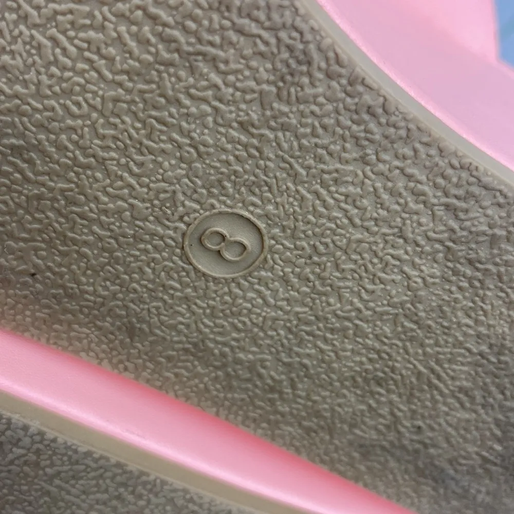 L*Space Pink Platform Wedge Thong Shoes 8 - Image 6