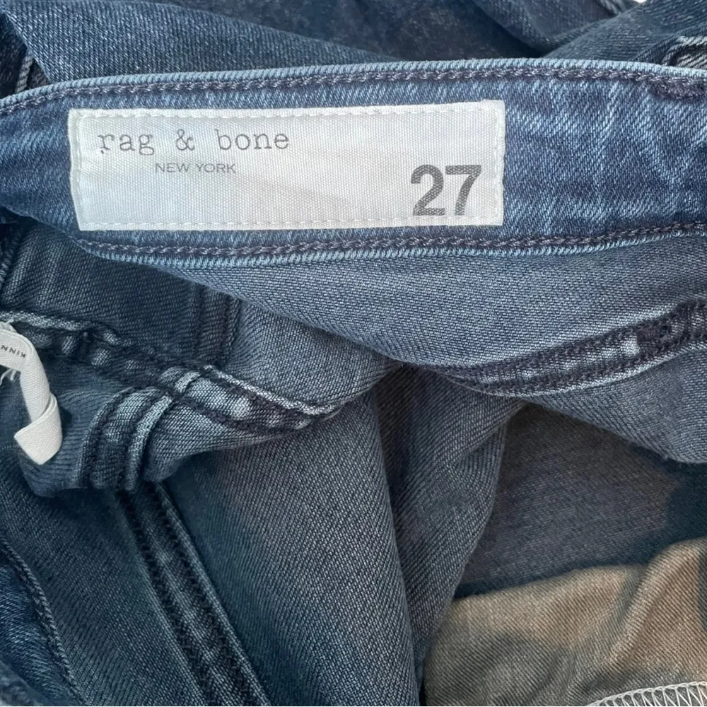 rag & bone Nina High-Rise Skinny Jeans 27 Denim Bridle Trail‎ - Image 12