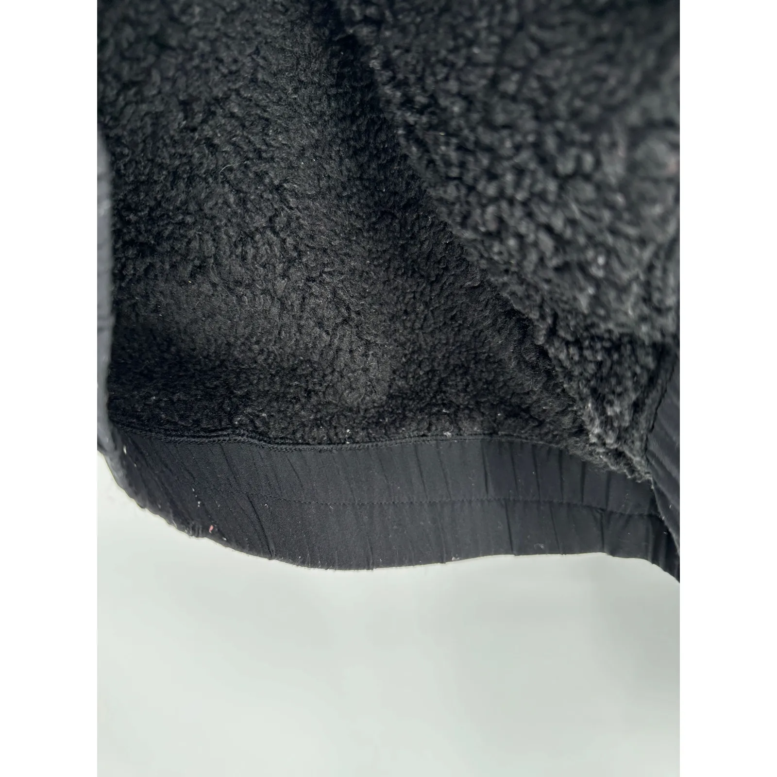 Lululemon Reversible Fleece Jacket Women Size 8 Black Full Zip‎ Sherpa Lined - Image 7