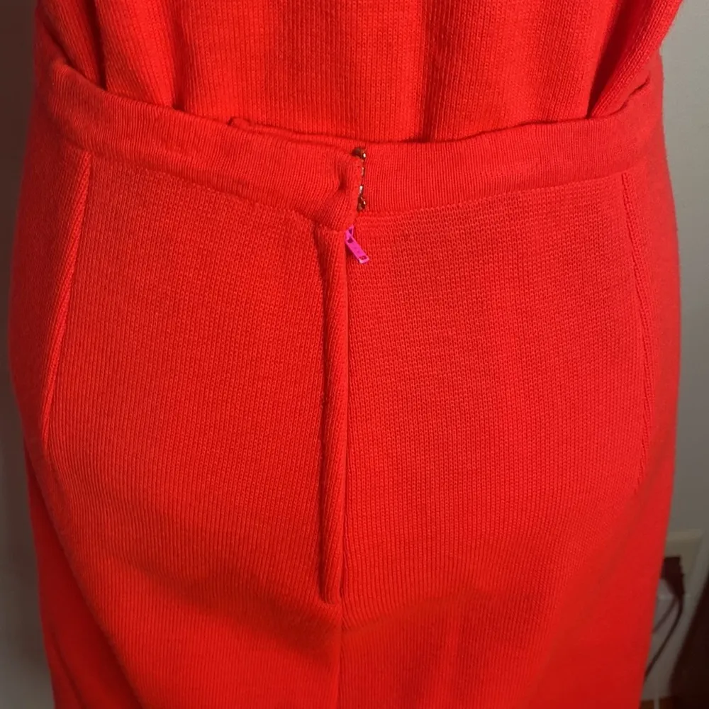Vintage Penney’s International tipped coral 100% wool three piece skirt suit 12 Red Size 6 - Image 14