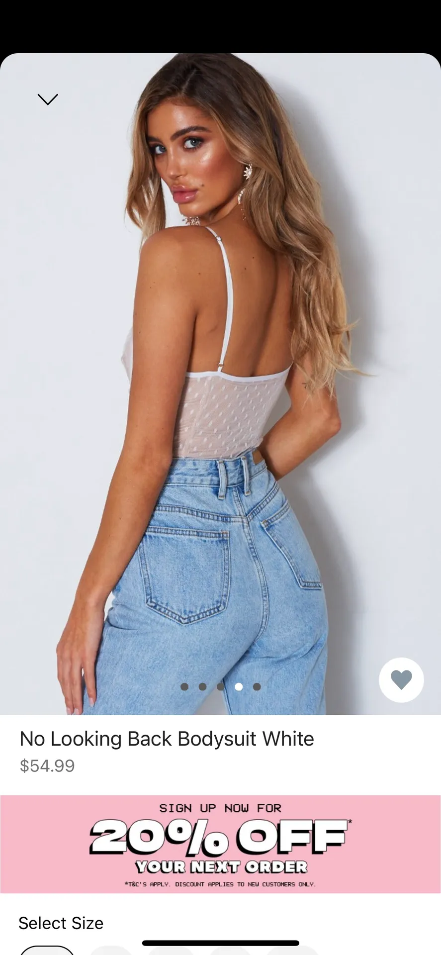 White Fox Boutique White Fox Body Suit - Image 4