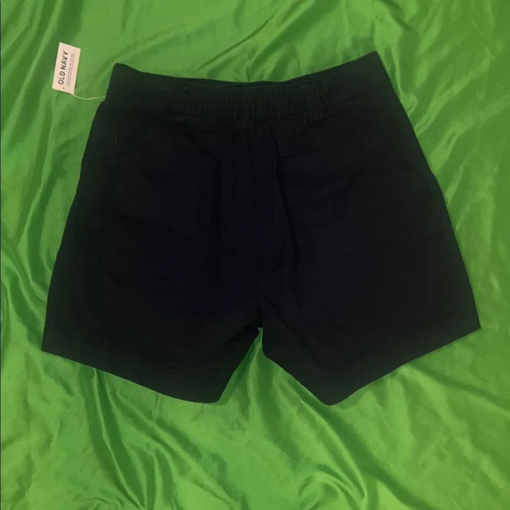 NEW Old Navy OG Chino Women's High Waist Navy Blue Shorts size Medium - Image 2