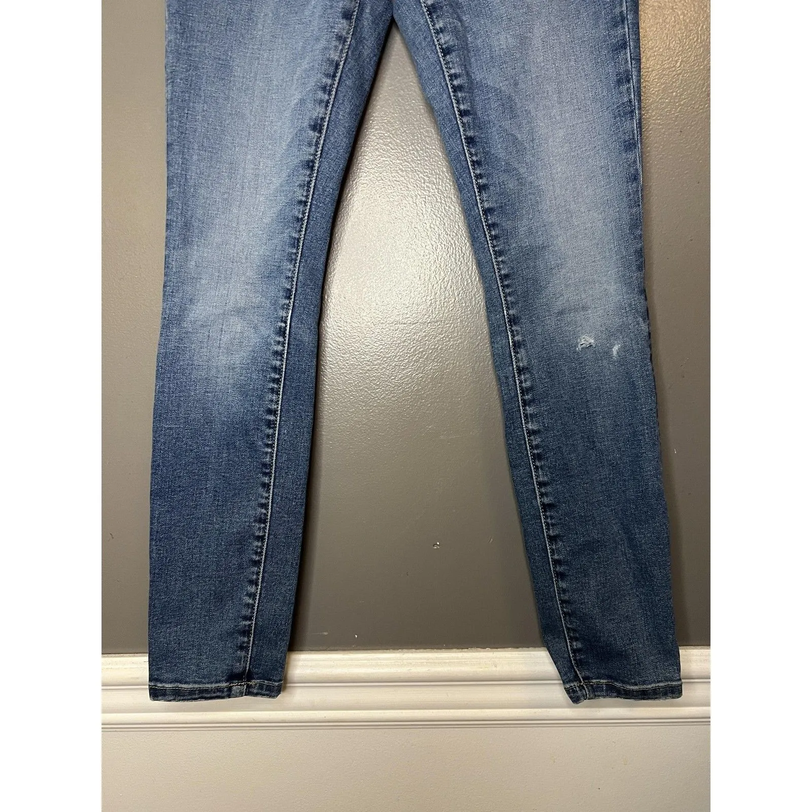 Current/Elliott Jeans Womens 24 Blue The Stiletto Powell Skinny Ankle Made USA - Image 3