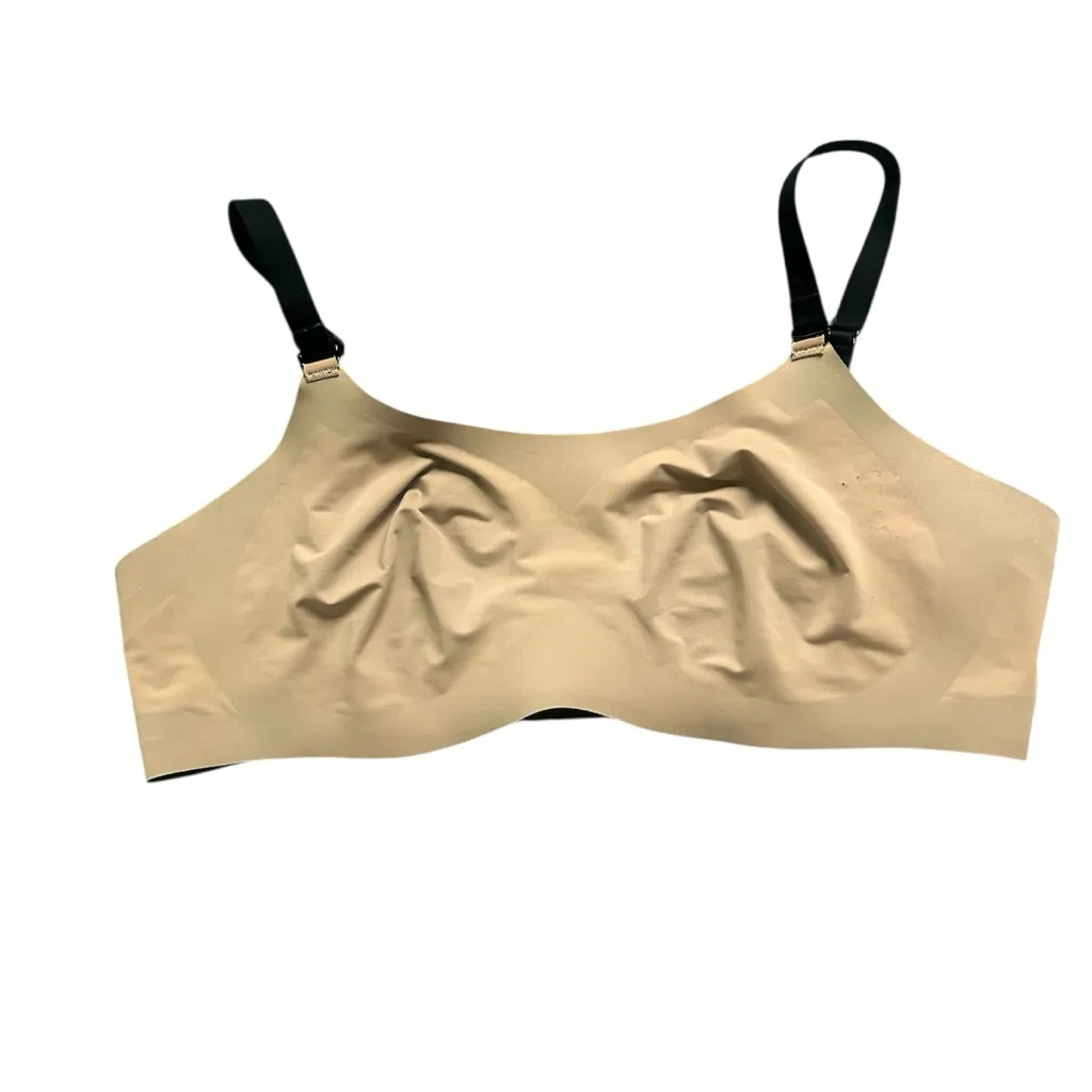 Knix Shapewear Bra Size 3 Nude Beige Wireless Smooth Support Black - Image 3