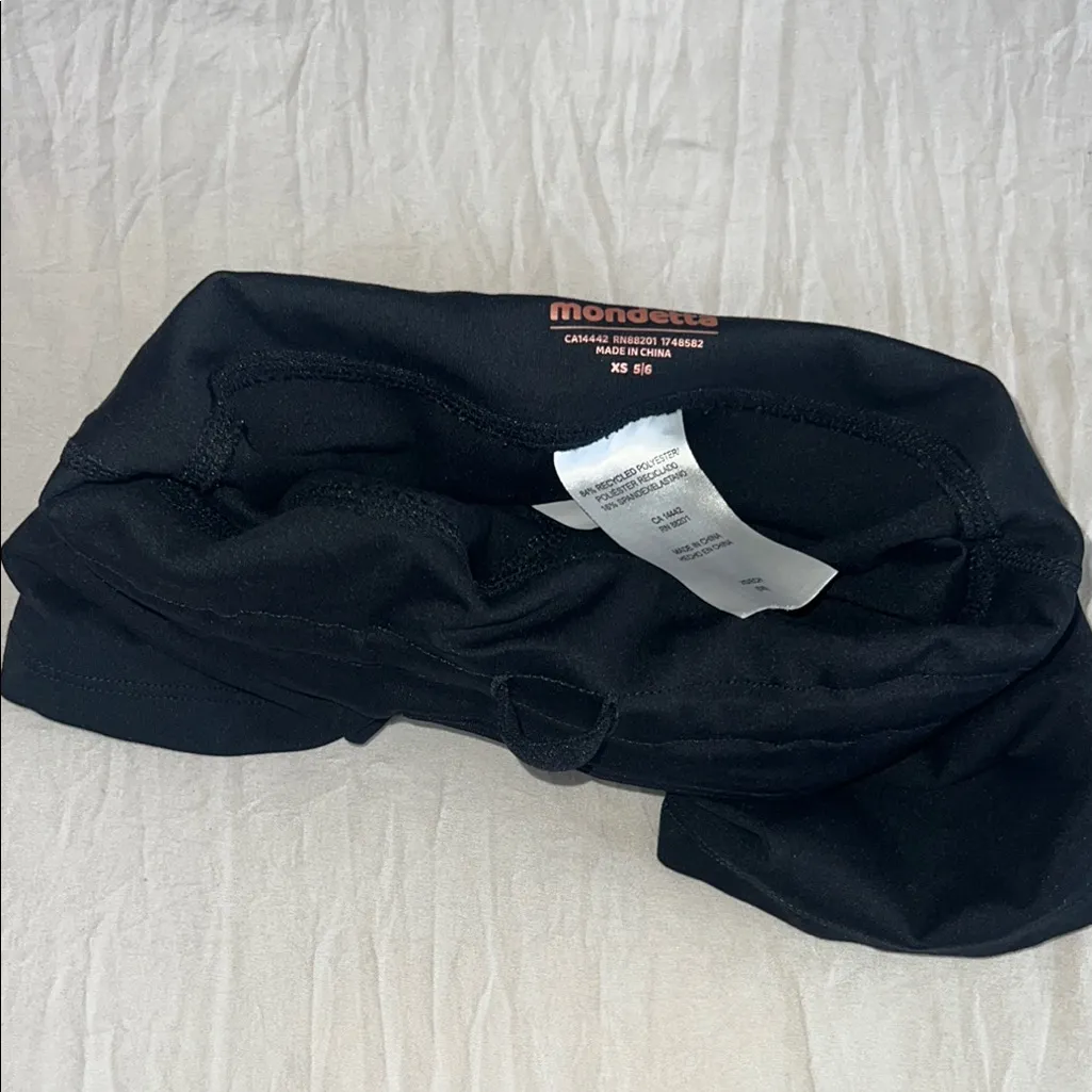 Mondetta Black Bike Shorts Slim Fit Above Knee Size XS‎ - Image 8