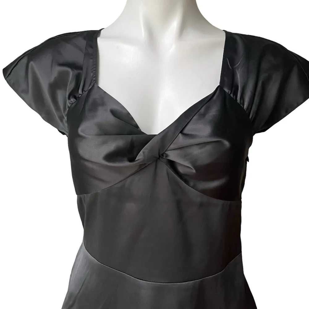 The Limited Dark Gray Twist Front Peplum Blouse, Sz CS - Image 10