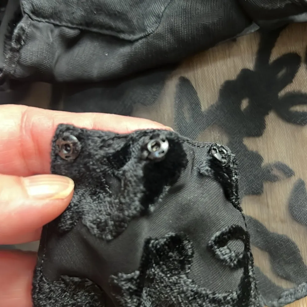 Vintage Gold Label Victoria's Secret Black High Cut Romper SZ Medium - Image 8