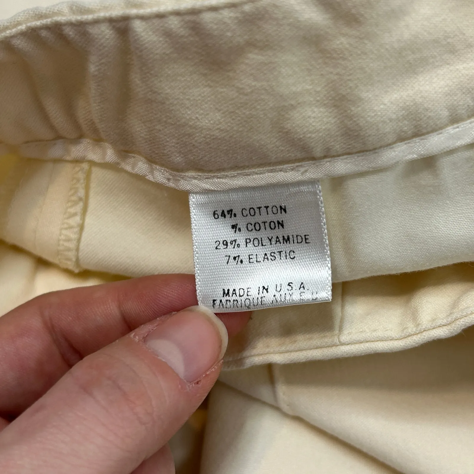 THEORY Butter Yellow Pants Womens Size 8 Corpcore Office Old Money Professional - Image 7