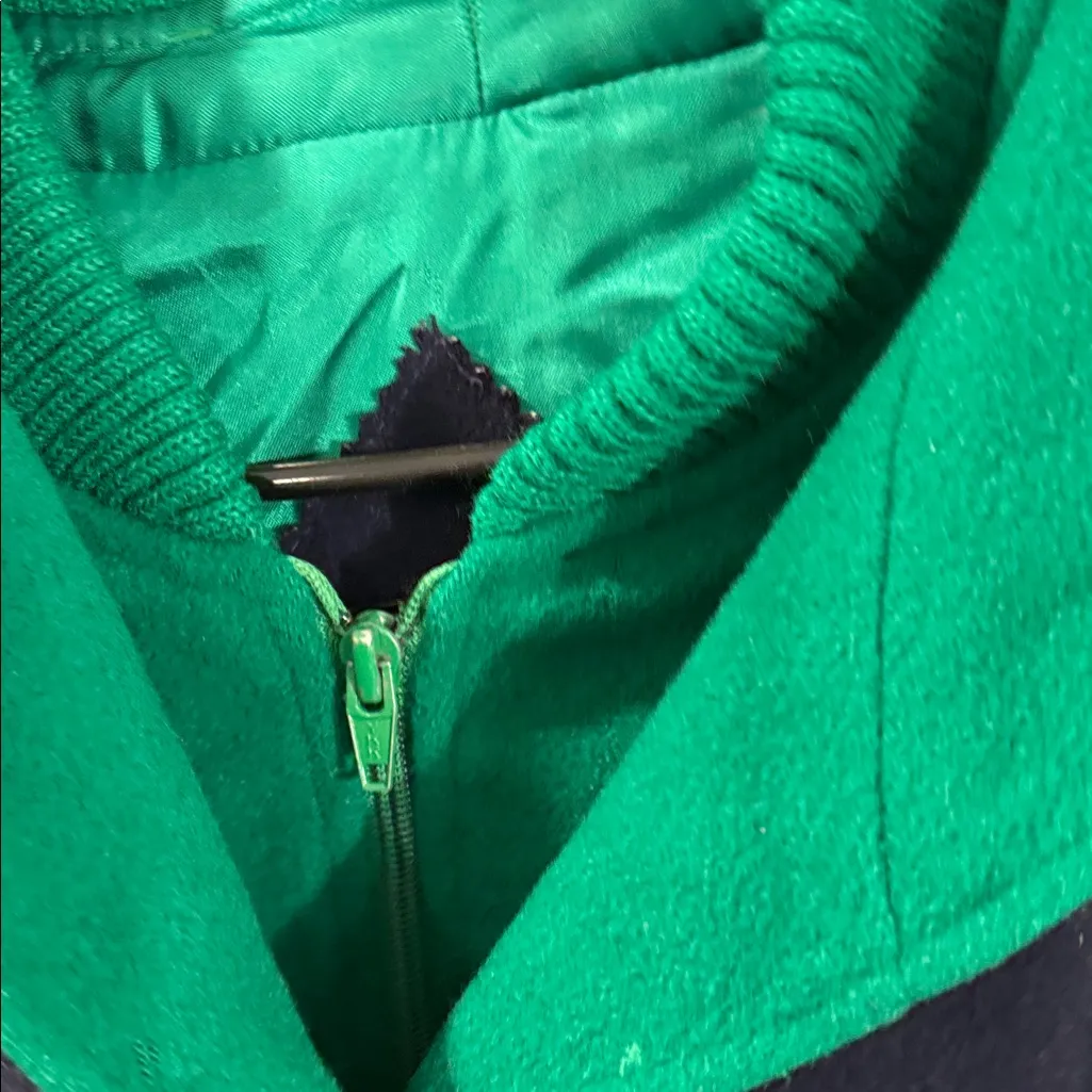 Authentic vintage Macintosh Vestcoat Wool Coat size 18/XL Blue - Image 5