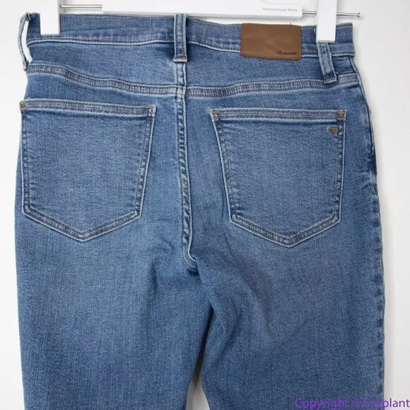 Madewell‎ Mid Rise Skinny Crop Jeans in dewey wash, size 25, AJ173 - Image 6