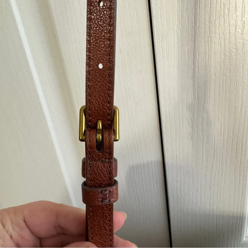 Fossil Amelia gray cream black Colorblock crossbody purse - Image 3