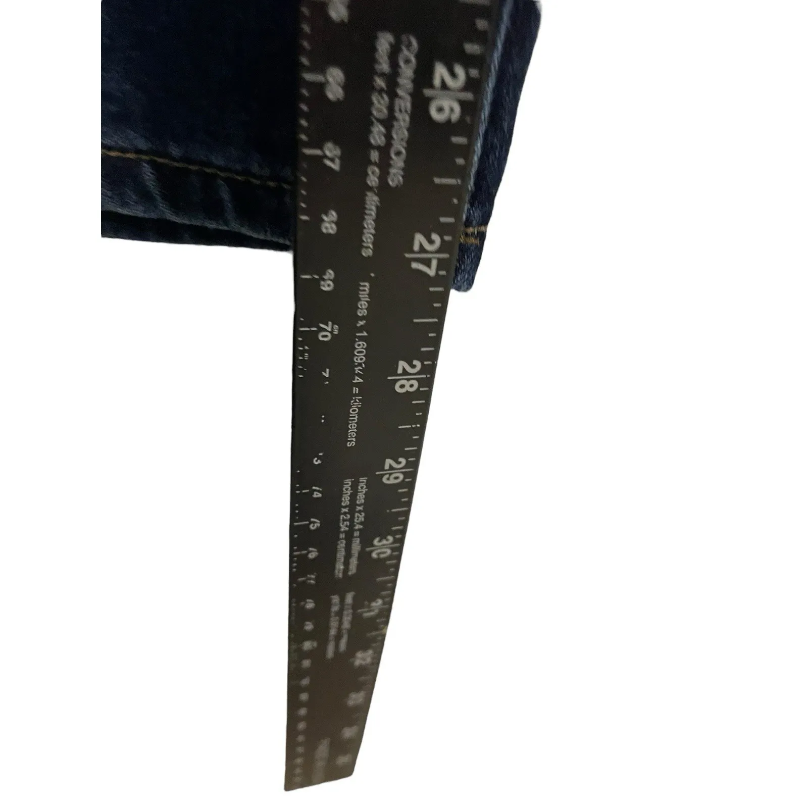 Seven7 Jeans Womens Straight Leg Dark Wash Denim Size 4 Stretch Mid Rise - Image 6