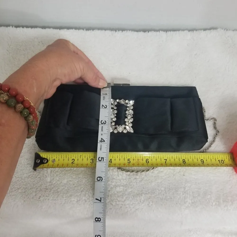 Franchi Evening clutch/shoulder bag Black - Image 3