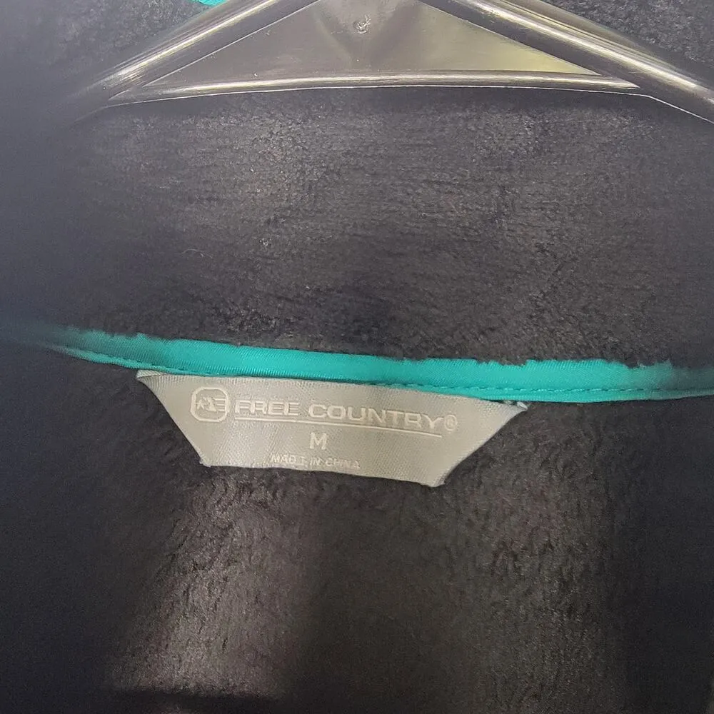 Free Country Medium Black Fleece Pullover - Image 6