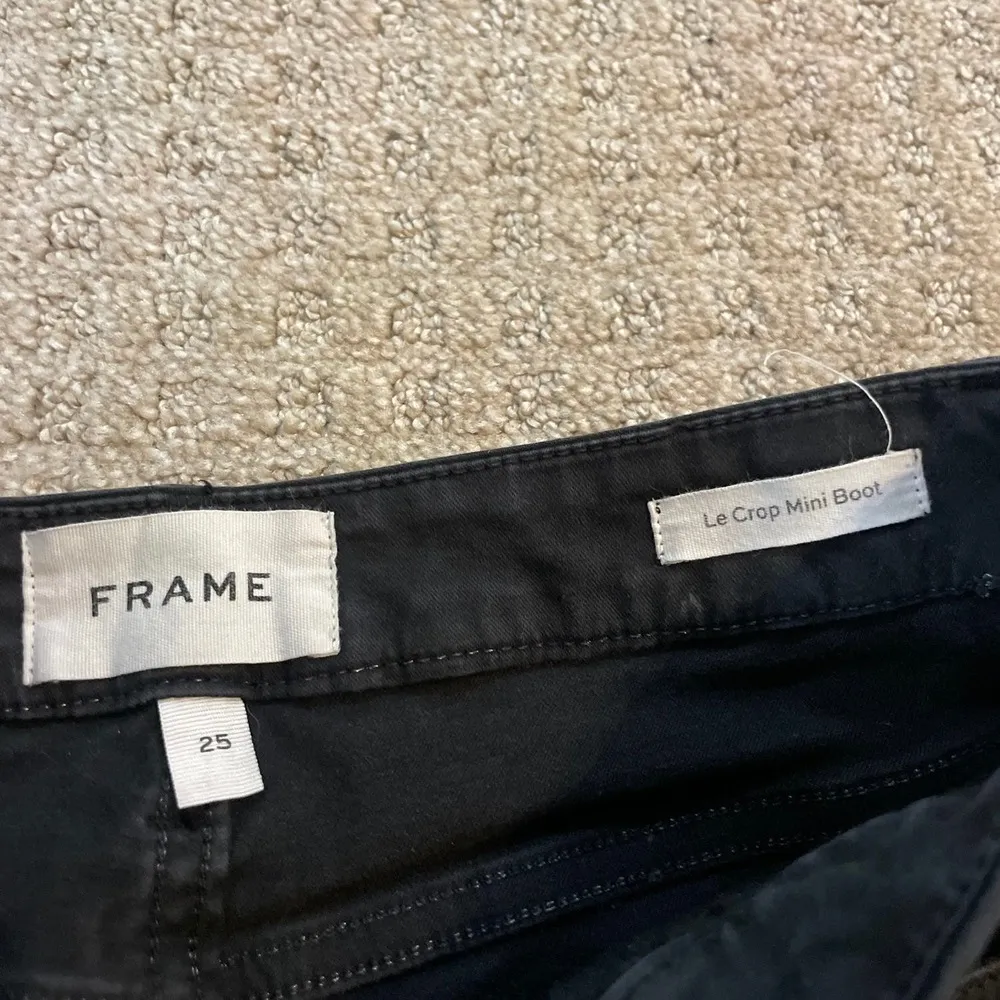 FRAME Black Le Crop Mini Boot Jeans 25 - Image 7