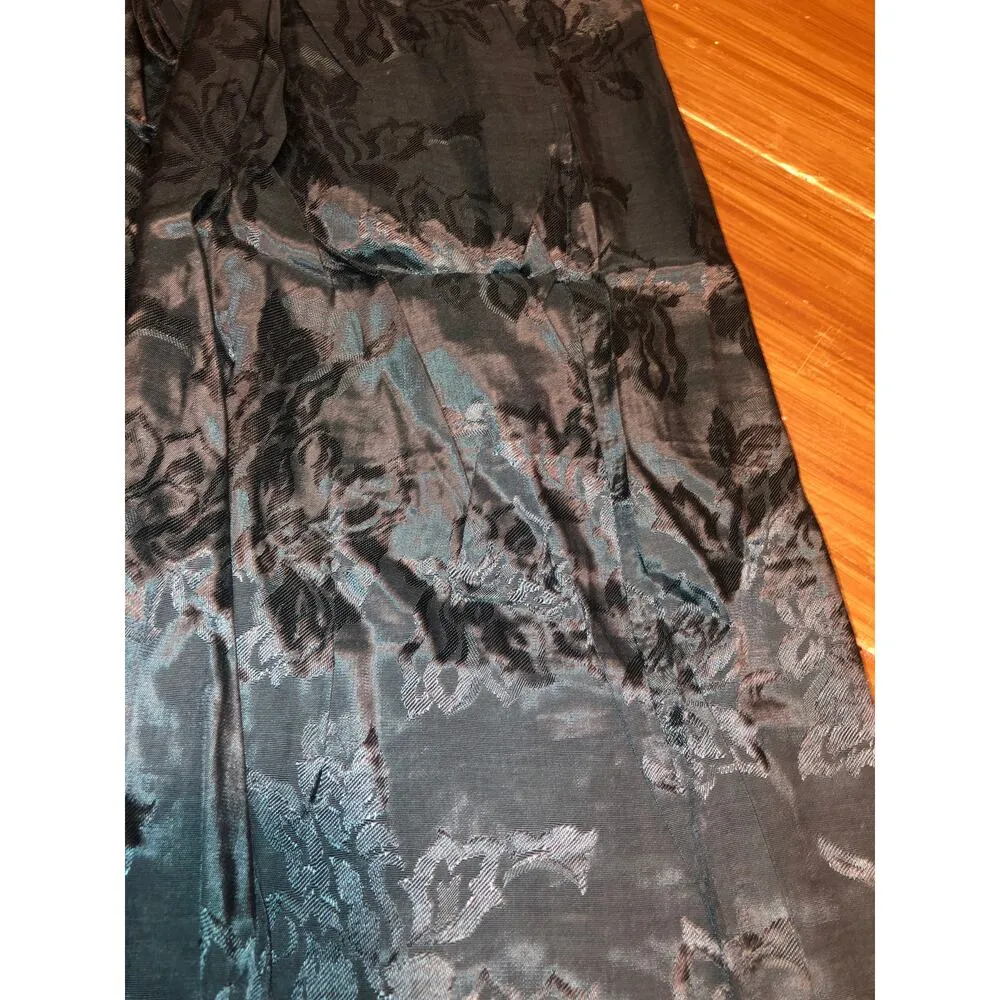 Band of the Free NWT Women's Celene Deep Teal Layered Midi Skirt - Image 7