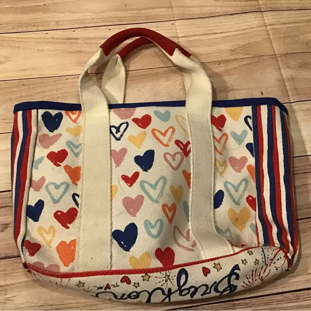 Brighton red white and you mini tote sparkle and shine love hearts - Image 8