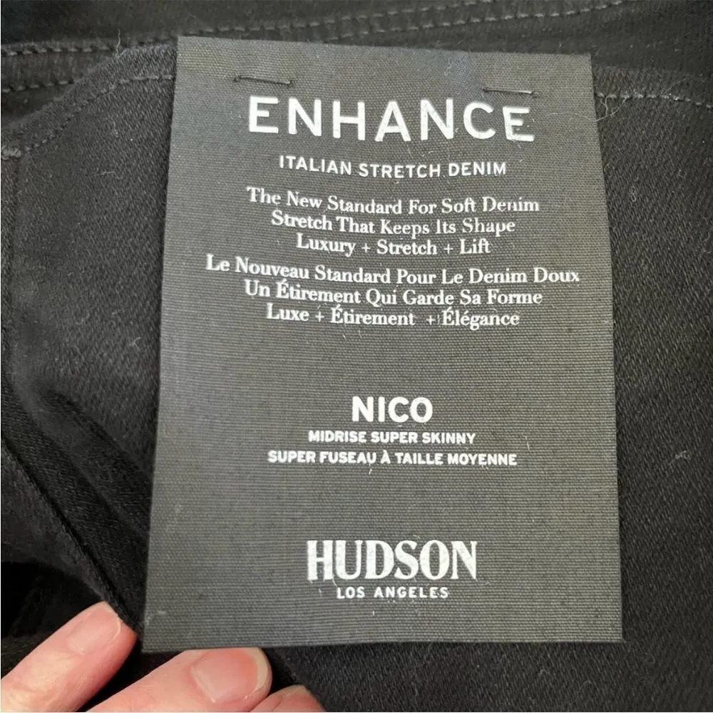 NWT hudson enhance nico mid rise super skinny ankle 25 - Image 5