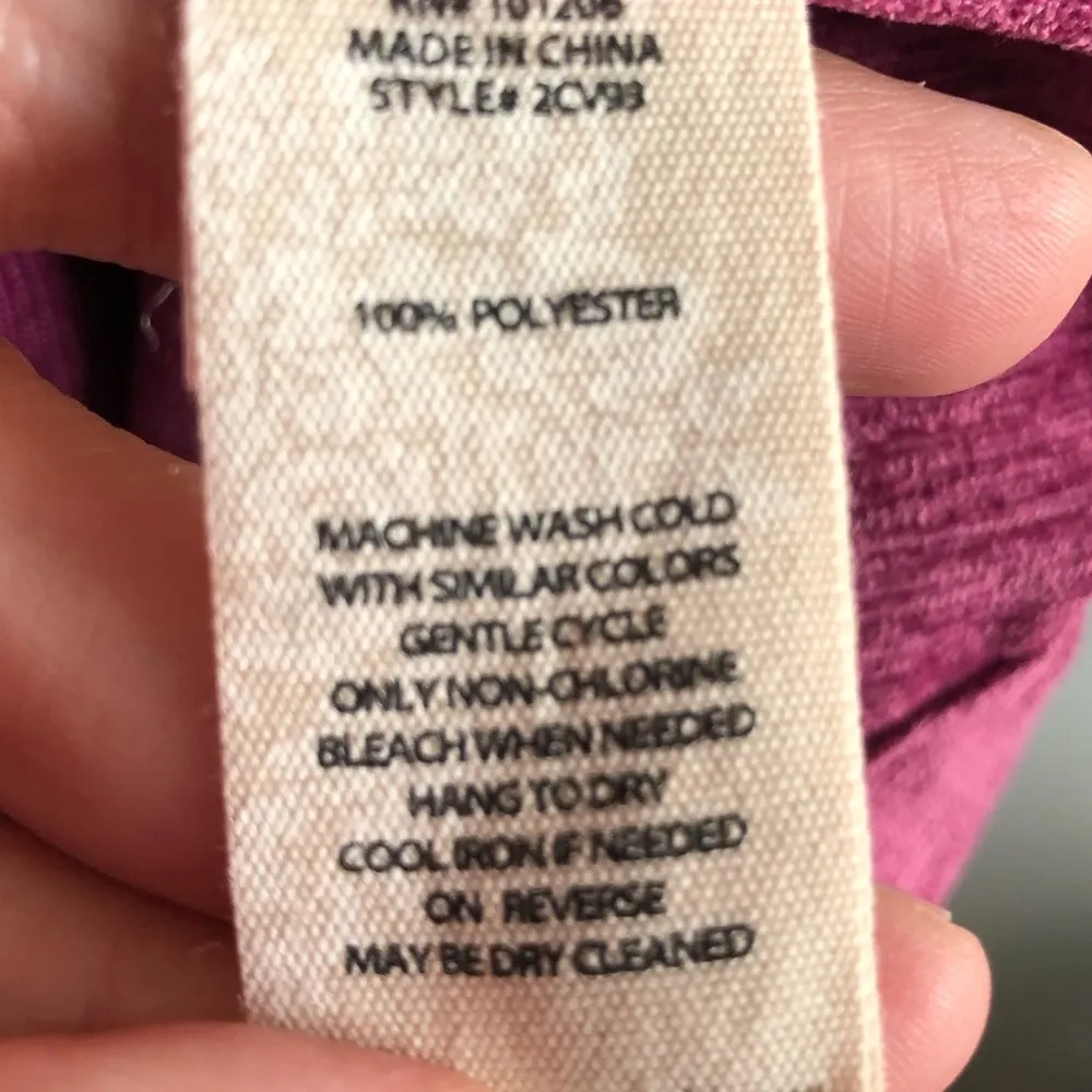 Soft Surroundings  Jacket Pink Button Peplum Hem XL - Image 8