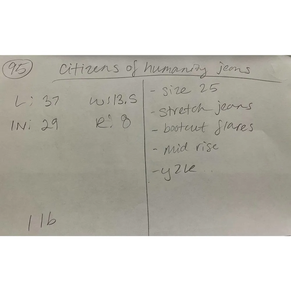 Vintage Y2K Citizens of Humanity Jeans Mid Rise Boot Cut Womens 25 Inch Waist - Image 8