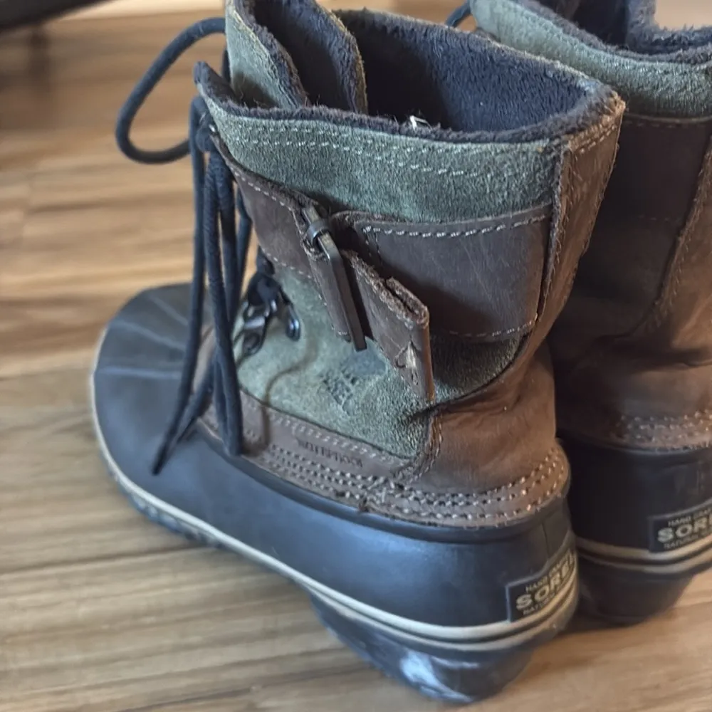 Sorrel Ankle Duck Boots Green Size 7 - Image 4