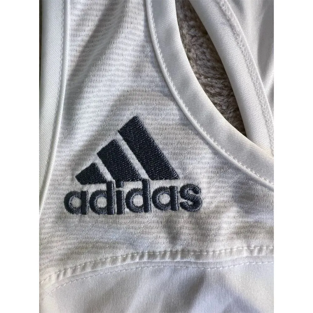 Adidas Women's Climacool Compression Tank Top White Standard Size S Sleeveless - Image 4
