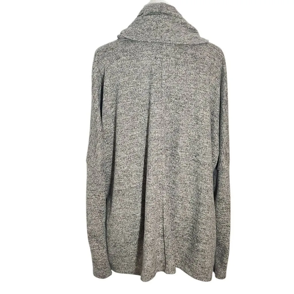 Chenault Tan Cowl Neck Oversized Sweater Size Small Khaki Cowl Neck Sweater - Image 2