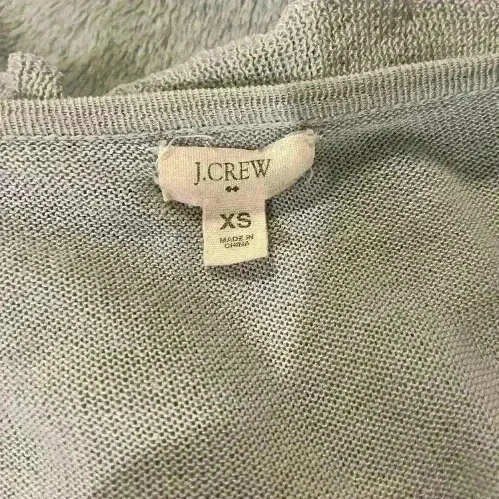 Women’s Gray J.Crew Throw Over - Image 4