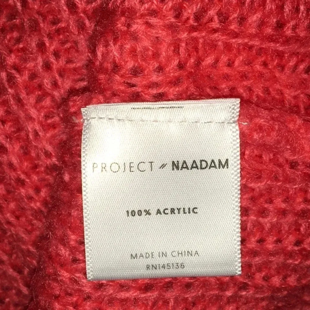 Naadam Open Knit Bell Sleeve Tie Sweater Top - Image 7