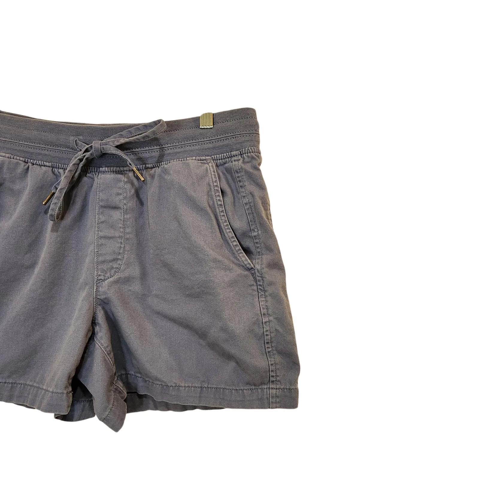 Orvis  Light Blue Pull On Drawstring Relaxed Classic Lounge Shorts Size Small - Image 3