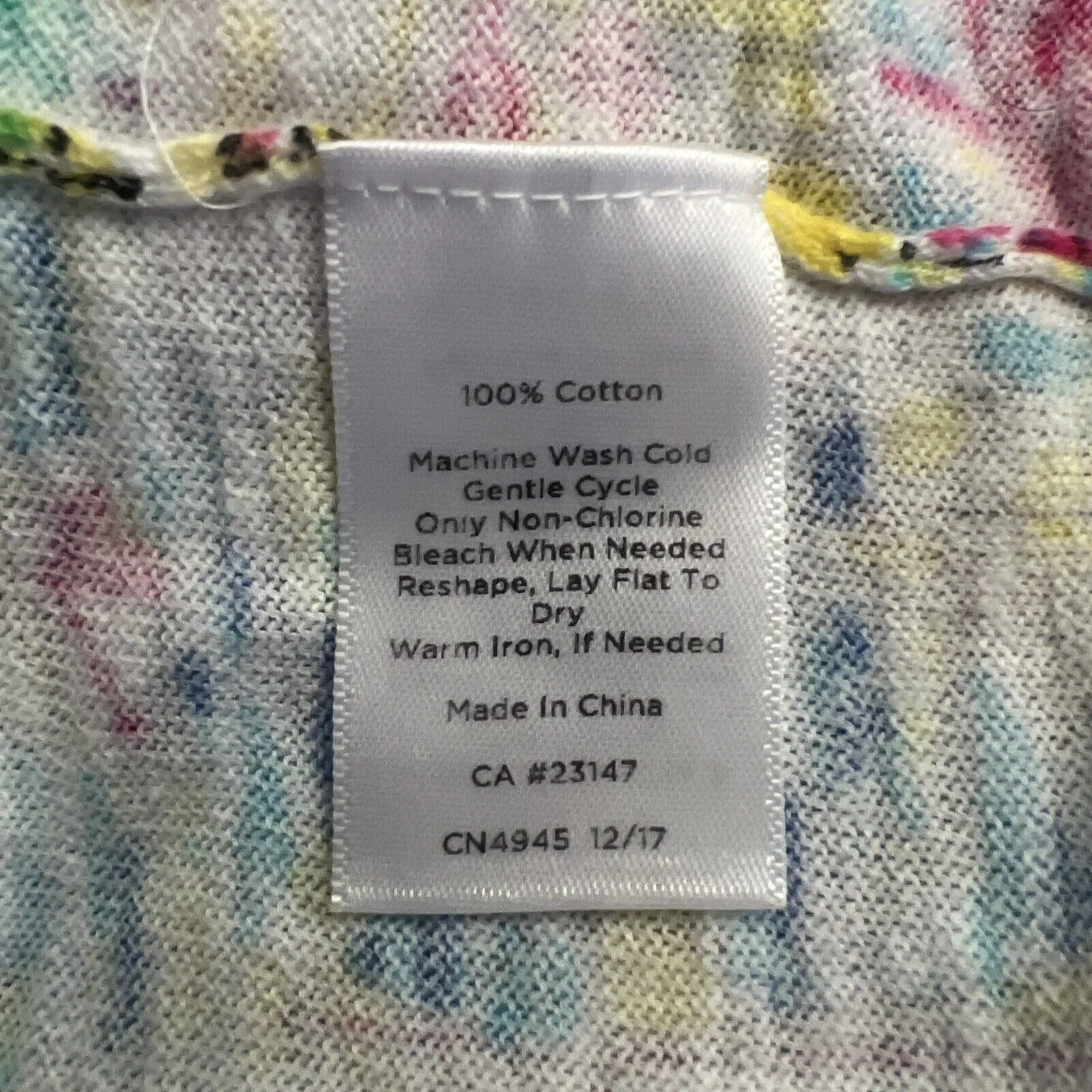 Talbots Shirt Womens‎ Medium Petite Multicolor Santorini Greece Print Novelty - Image 8