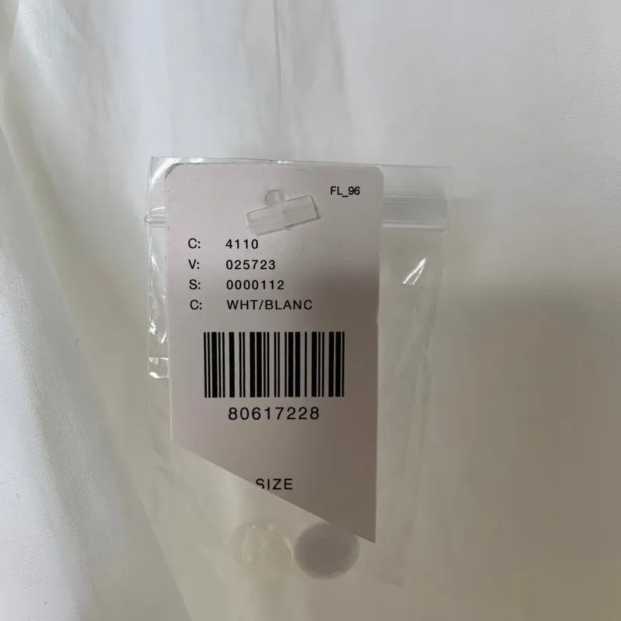 Anthropologie Sunday in Brooklyn Wrap-Front Blouse White Womens Size 4 - Image 11