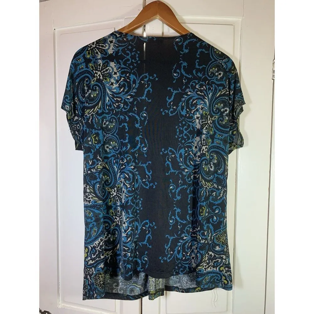 Notations Whimsigoth Top‎ Womens XL Stretch Office Church Comfort Fairy Grunge - Image 4