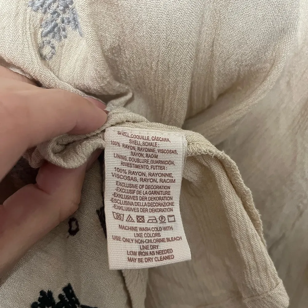 FREE PEOPLE Stargazer Embroidered Peasant Dress - Image 7