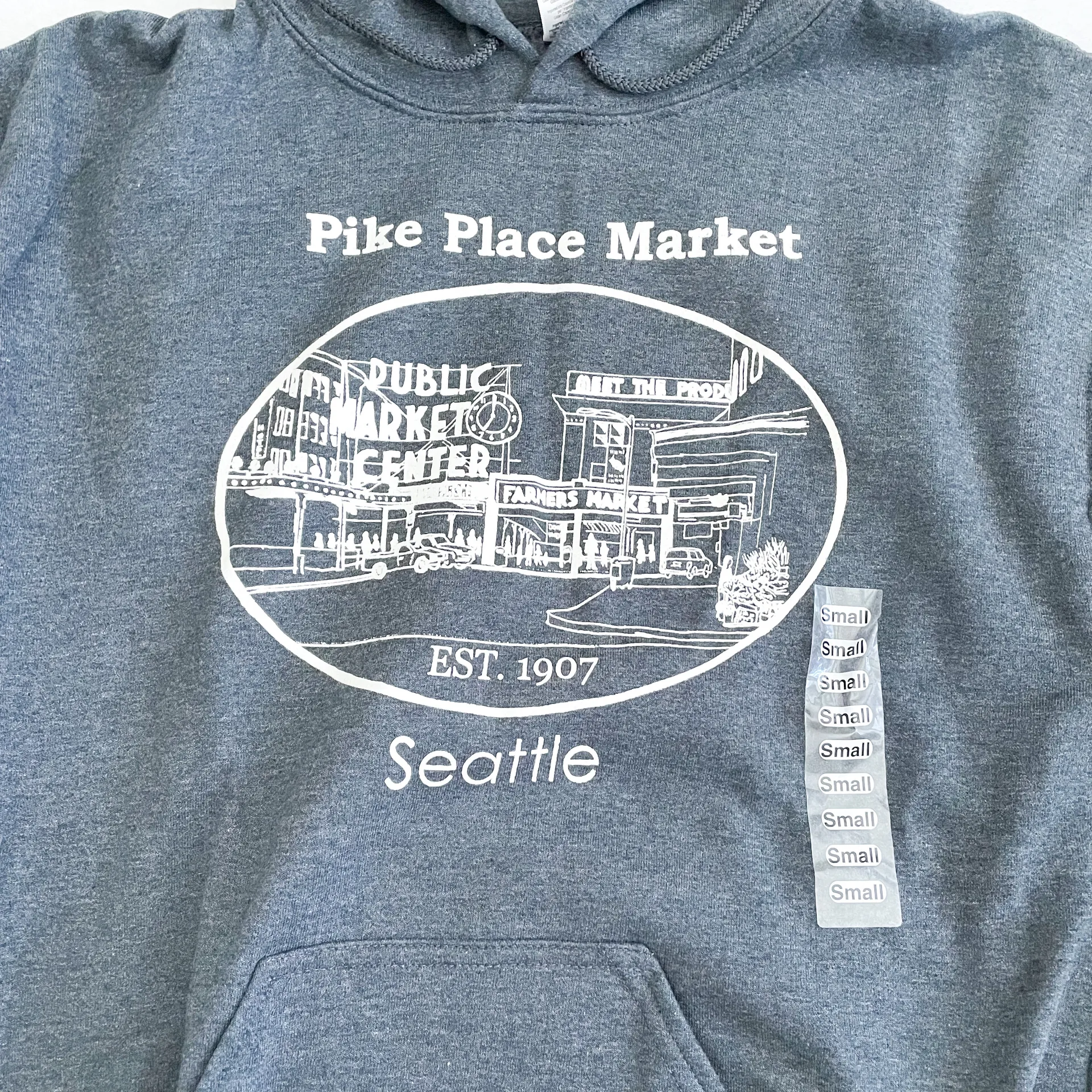 Seattle Pike Place Market Hoodie - Image 2