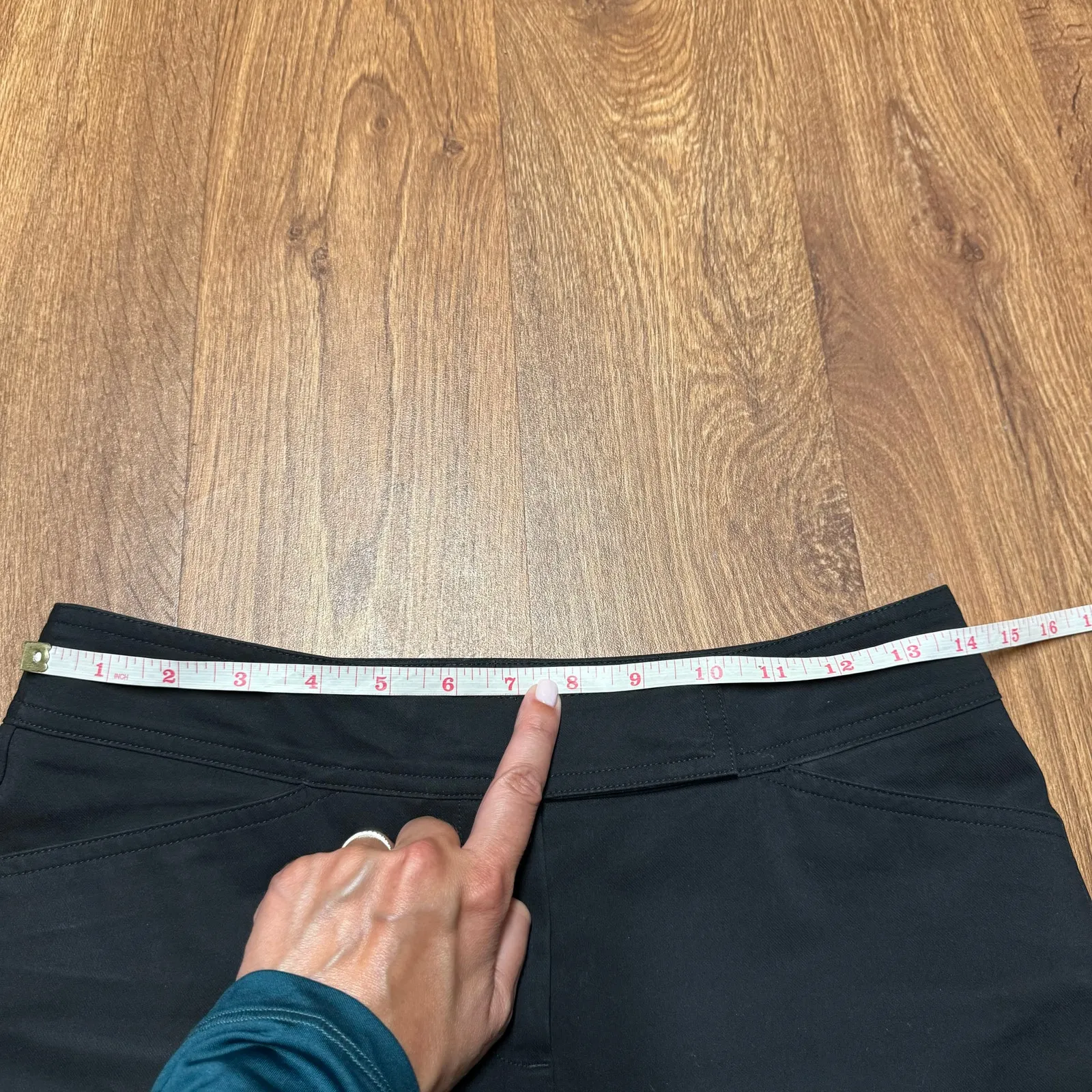 Talbots Womens Black Tapered Ankle Dress Pants Work Trousers Size 2P Petite - Image 7