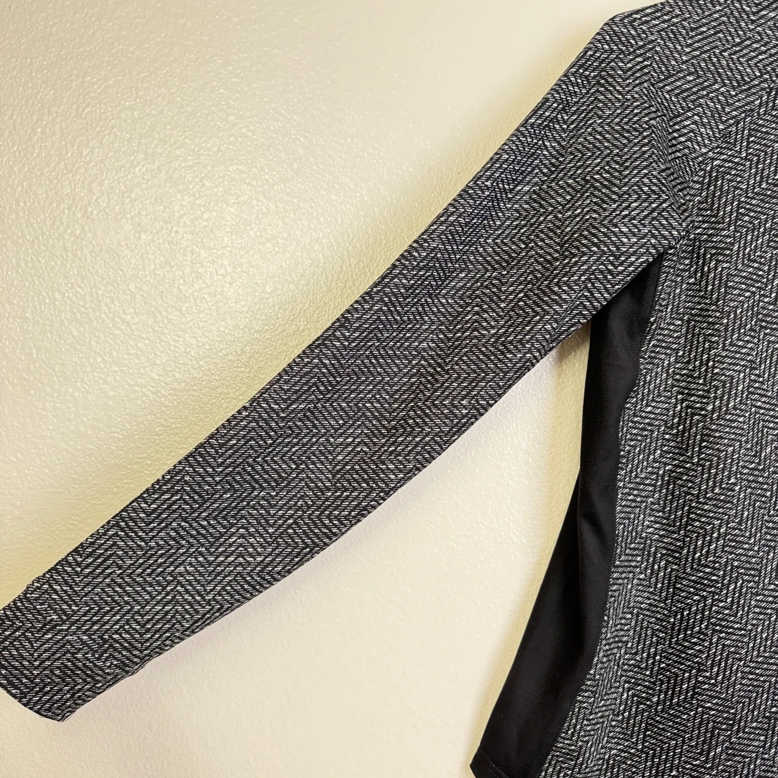 Waggle Golf Top Womens XS Black 1/4 Zip Long Sleeve Printed Stretch Outdoors - Image 7