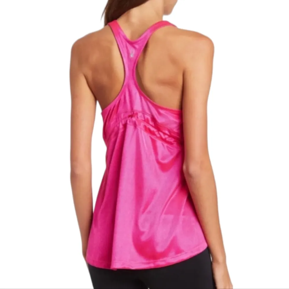 Spyder Active Top Women's Size Small Pink Pullover Athletic Workout Tank - Image 2
