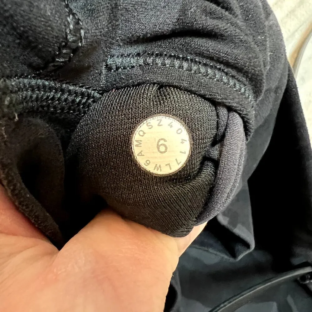 Lululemon Align Legging Cropped Black Gray Camo Size 6 - Image 5